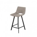 Tabouret bas CLARK taupe