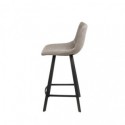Tabouret bas CLARK taupe