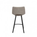 Tabouret bas CLARK taupe