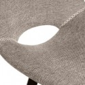 Tabouret bas CLARK taupe