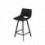 Tabouret bas CLARK gris foncé