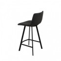 Tabouret bas CLARK gris foncé