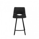 Tabouret bas CLARK gris foncé