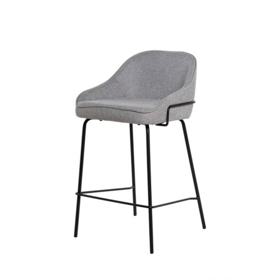 Tabouret bas ARNY gris clair