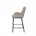 Tabouret bas MILTON taupe