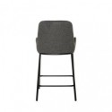 Tabouret bas MILTON gris foncé