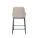 Tabouret bas MILTON gris clair