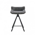 Tabouret bas GARY gris foncé