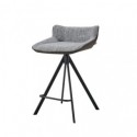 Tabouret bas GARY gris clair
