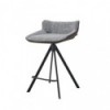 Tabouret bas GARY gris clair