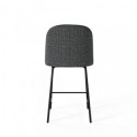 Tabouret bas NELSON gris foncé