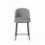 Tabouret bas NELSON gris clair