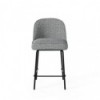 Tabouret bas NELSON gris clair