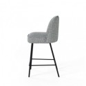 Tabouret bas NELSON gris clair