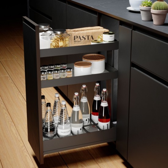 Porte-bouteilles extractible 3 Niveaux Nova Flat Basal