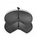 Plateau Pivotant 270º Anthracite Compact