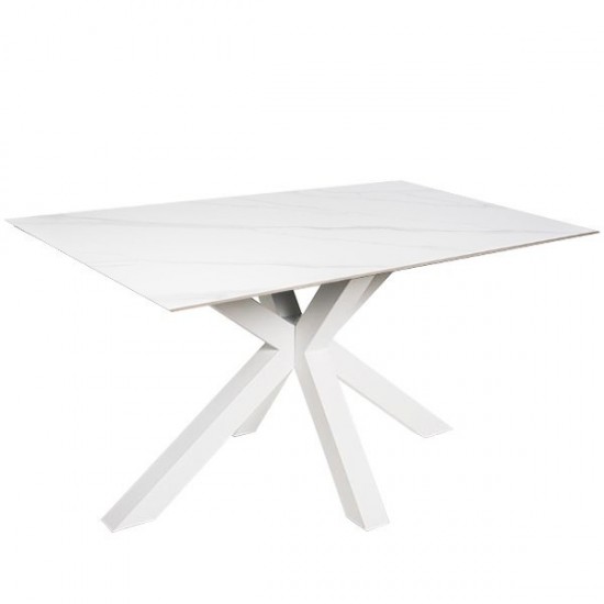 Table Fixe Joyce Blanc/Blanc