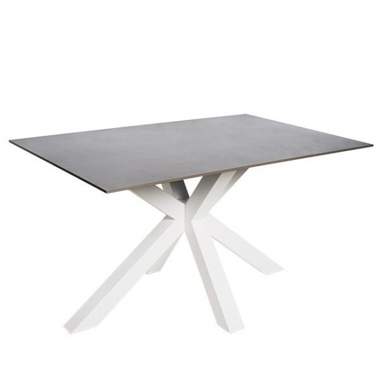 Table Fixe Joyce Gris/Blanc