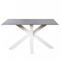 Table Fixe Joyce Gris/Blanc