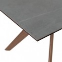 Table Fixe Eloise Gris/Noyer