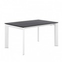 Table Ext. Tamara 160 Noir/Blanc