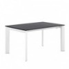 Table Ext. Tamara 160 Noir/Blanc