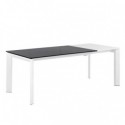 Table Ext. Tamara 160 Noir/Blanc