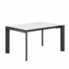Table Ext. Tamara 160 Blanc/Noir