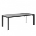 Table Ext. Tamara 160 Gris/Noir