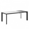 Table Ext. Lisa 140 Blanc/Noir