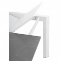Table Ext. Lisa 140 Gris/Blanc