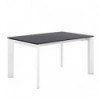 Table Ext. Lisa 140 Noir/Blanc