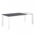 Table Ext. Lisa 140 Noir/Blanc