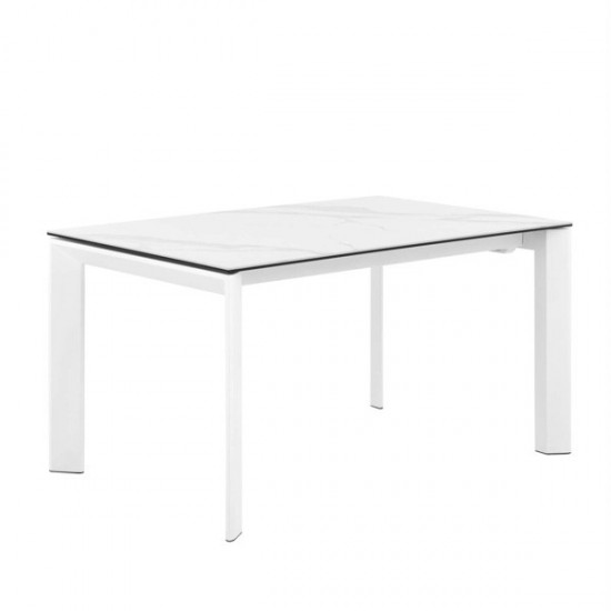 Table Ext. Lisa 140 Blanc/Blanc