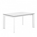 Table Ext. Lisa 140 Blanc/Blanc