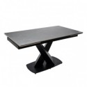 Table Ext. Valeri 160 Gris/Noir