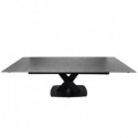Table Ext. Valeri 160 Gris/Noir