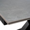 Table Ext. Valeri 160 Gris/Noir