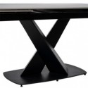 Table Ext. Valeri 160 Gris/Noir
