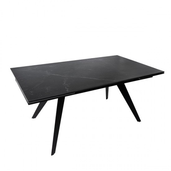 Table Ext. Kelly 160 Noir/Noir