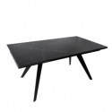 Table Ext. Kelly 160 Noir/Noir