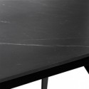 Table Ext. Kelly 160 Noir/Noir