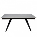 Table Ext. Kelly 160 Gris/Noir
