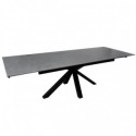 Table Ext. Kelly 160 Gris/Noir