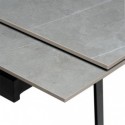 Table Ext. Kelly 160 Gris/Noir