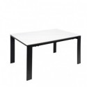 Table Ext. Janet 140 Blanc/Noir