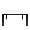 Table Ext. Janet 140 Blanc/Noir