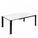 Table Ext. Janet 140 Blanc/Noir