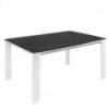 Table Ext. Janet 140 Noir/Blanc