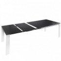 Table Ext. Janet 140 Noir/Blanc